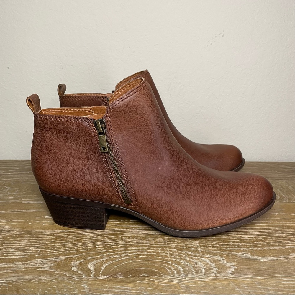 Lucky Brand Basel Brown Bootie Size 9